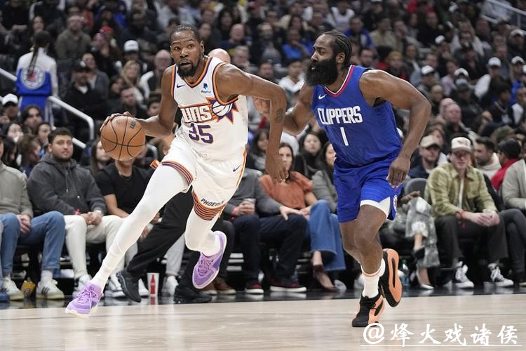 杜兰特25分哈登空砍29+12+8 太阳加时险胜快船