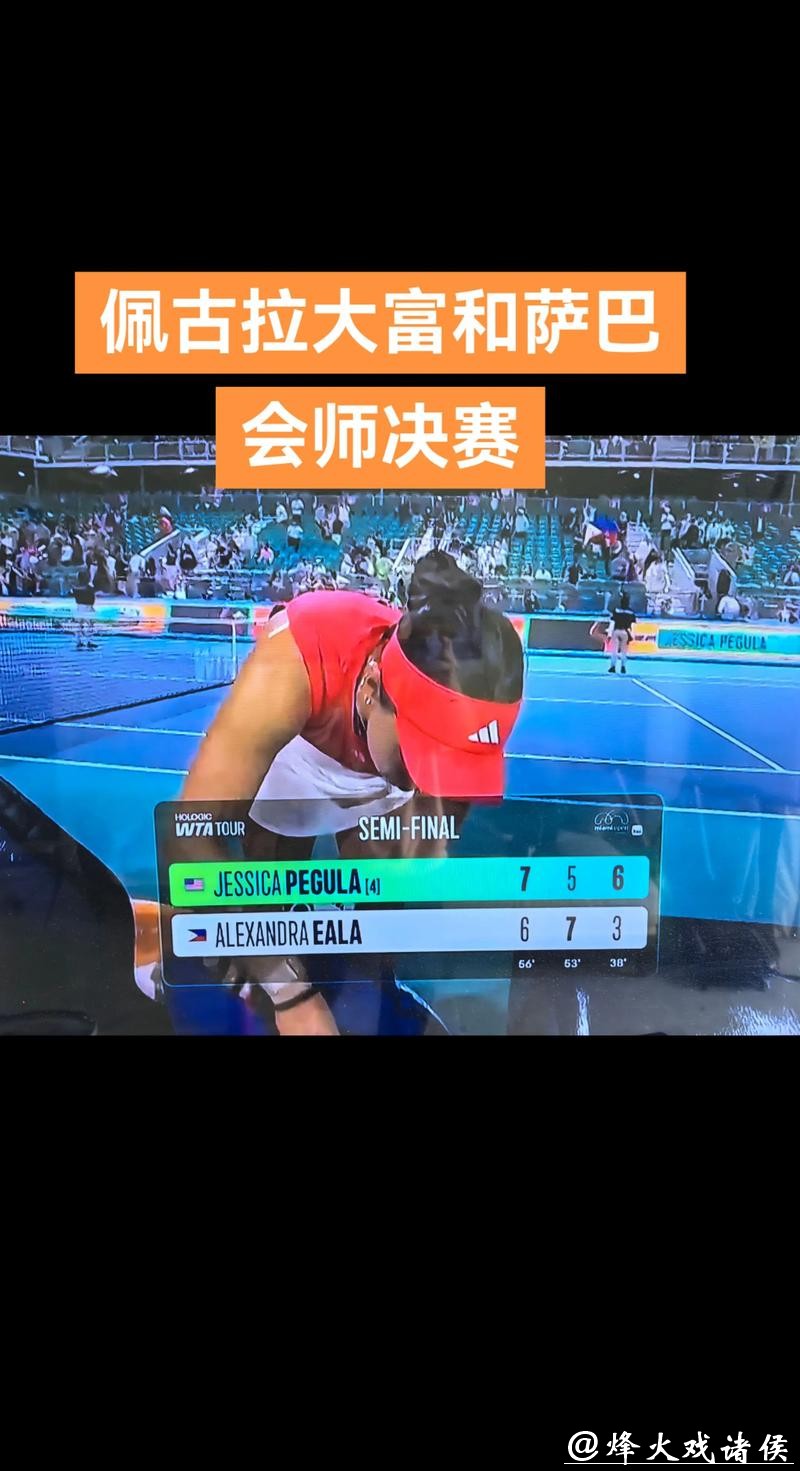 WTA年终总决赛：萨巴伦卡2-1佩古拉 保利尼无缘出线